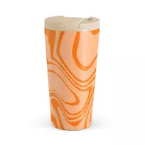 Kelioninis puodelis Burga High Vibrations - Color Swirl Travel Mug, 500 ml / Flap