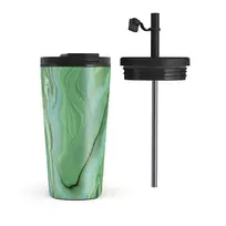 Kelioninis puodelis Burga Rock On - Travel Mug, 500 ml / Flap & Straw Set