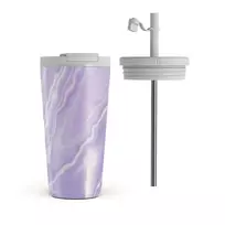 Kelioninis puodelis Burga Cliché - Travel Mug, 500 ml / Flap & Straw Set