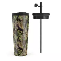 Kelioninis puodelis Burga Subtropical - Travel Mug, 700 ml / Flap & Straw Set