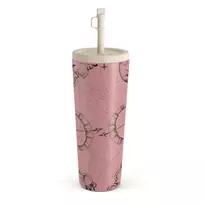 Kelioninis puodelis Burga Sagittarius - Travel Mug, 700 ml / Straw / Pink