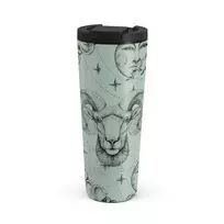 Kelioninis puodelis Burga Aries - Travel Mug, 700 ml / Flap / Turquoise