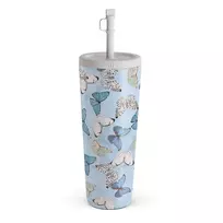 Kelioninis puodelis Burga Give Me Butterflies - Travel Mug, 700 ml / Straw