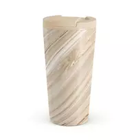 Kelioninis puodelis Burga Full Glam - Beige Travel Mug, 500 ml / Flap