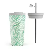 Kelioninis puodelis Burga Free Spirit - Travel Mug, 500 ml / Flap & Straw Set