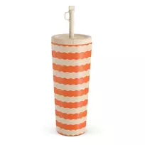 Kelioninis puodelis Burga Papaya - Travel Mug, 700 ml / Straw