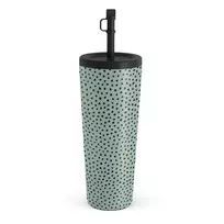 Kelioninis puodelis Burga Mint Gelato - Dots Travel Mug, 700 ml / Straw