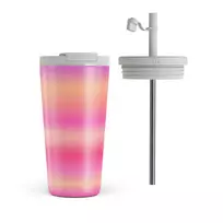 Kelioninis puodelis Burga SPF 100 - Travel Mug, 500 ml / Flap & Straw Set