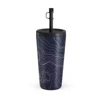 Kelioninis puodelis Burga Drifting Shores - Line Art Travel Mug, 500 ml / Straw