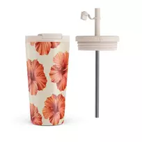 Kelioninis puodelis Burga Bonita - Travel Mug, 500 ml / Flap & Straw Set