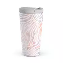 Kelioninis puodelis Burga Sultry July - Zebra Travel Mug, 500 ml / Flap