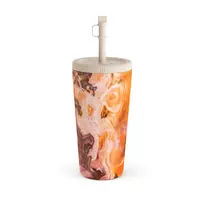 Kelioninis puodelis Burga Pumpkin Spice - Orange Travel Mug, 500 ml / Straw