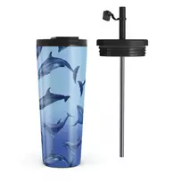 Kelioninis puodelis Burga Ocean Cowboy - Travel Mug, 700 ml / Flap & Straw Set