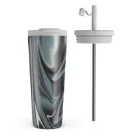 Kelioninis puodelis Burga Lightning Strike - Travel Mug, 700 ml / Flap & Straw Set