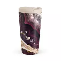 Kelioninis puodelis Burga Purple Skies - Marble Travel Mug, 500 ml / Flap