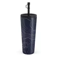Kelioninis puodelis Burga Drifting Shores - Line Art Travel Mug, 700 ml / Straw