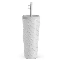Kelioninis puodelis Burga Glacial Desert - White Snakeskin Travel Mug, 700 ml / Straw