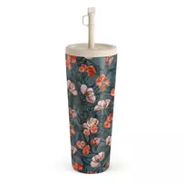 Kelioninis puodelis Burga No Rain No Flowers - Travel Mug, 700 ml / Straw