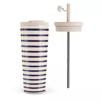 Kelioninis puodelis Burga Old Money - Travel Mug, 700 ml / Flap & Straw Set
