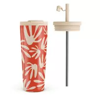 Kelioninis puodelis Burga Heatwave - Travel Mug, 700 ml / Flap & Straw Set