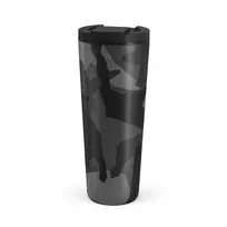 Kelioninis puodelis Burga Night Black Camouflage - Travel Mug, 700 ml / Flap