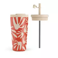 Kelioninis puodelis Burga Heatwave - Travel Mug, 500 ml / Flap & Straw Set