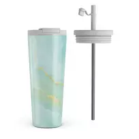 Kelioninis puodelis Burga Sea Salt - Travel Mug, 700 ml / Flap & Straw Set