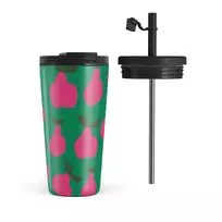 Kelioninis puodelis Burga Refresco - Travel Mug, 500 ml / Flap & Straw Set