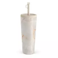 Kelioninis puodelis Burga Vanilla Sand - Marble Travel Mug, 700 ml / Straw