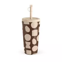 Kelioninis puodelis Burga Terracotta - Travel Mug, 500 ml / Straw