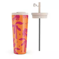 Kelioninis puodelis Burga Siesta - Travel Mug, 700 ml / Flap & Straw Set