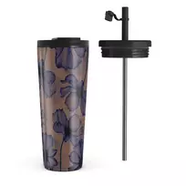 Kelioninis puodelis Burga Velvet Night - Travel Mug, 700 ml / Flap & Straw Set