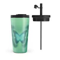 Kelioninis puodelis Burga Energy - Travel Mug, 500 ml / Flap & Straw Set