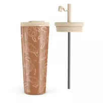 Kelioninis puodelis Burga Earth Shell - Travel Mug, 700 ml / Flap & Straw Set