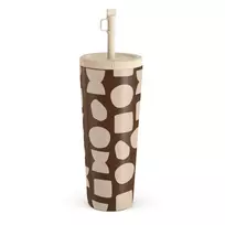 Kelioninis puodelis Burga Terracotta - Travel Mug, 700 ml / Straw