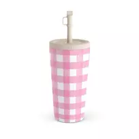 Kelioninis puodelis Burga Think Pink - Travel Mug, 500 ml / Straw