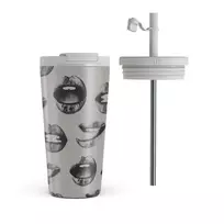 Kelioninis puodelis Burga Next Mistake - Travel Mug, 500 ml / Flap & Straw Set