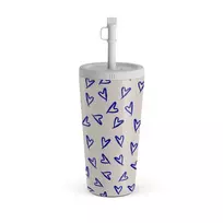 Kelioninis puodelis Burga Love Me Right - Travel Mug, 500 ml / Straw