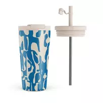 Kelioninis puodelis Burga Mirage - Travel Mug, 500 ml / Flap & Straw Set