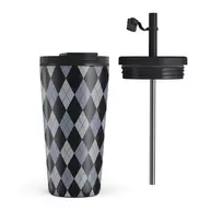 Kelioninis puodelis Burga Trouble - Travel Mug, 500 ml / Flap & Straw Set