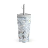 Kelioninis puodelis Burga Mermaid Skin - Travel Mug, 500 ml / Straw