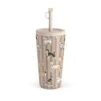 Kelioninis puodelis Burga Playground - Travel Mug, 500 ml / Straw