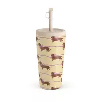 Kelioninis puodelis Burga Always Late - Travel Mug, 500 ml / Straw
