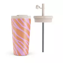 Kelioninis puodelis Burga Spicy - Travel Mug, 500 ml / Flap & Straw Set