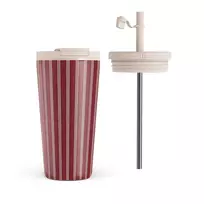 Kelioninis puodelis Burga Gingerbread - Travel Mug, 500 ml / Flap & Straw Set
