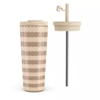 Kelioninis puodelis Burga Golden Sand - Travel Mug, 700 ml / Flap & Straw Set