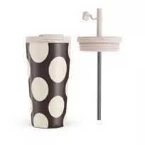 Kelioninis puodelis Burga Spot On - Travel Mug, 500 ml / Flap & Straw Set