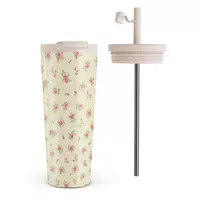 Kelioninis puodelis Burga Sundress - Travel Mug, 700 ml / Flap & Straw Set