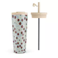 Kelioninis puodelis Burga Onda - Travel Mug, 700 ml / Flap & Straw Set