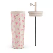 Kelioninis puodelis Burga Beach Please - Travel Mug, 700 ml / Flap & Straw Set